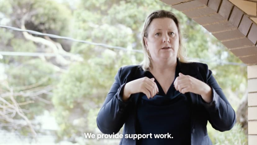 Support work services